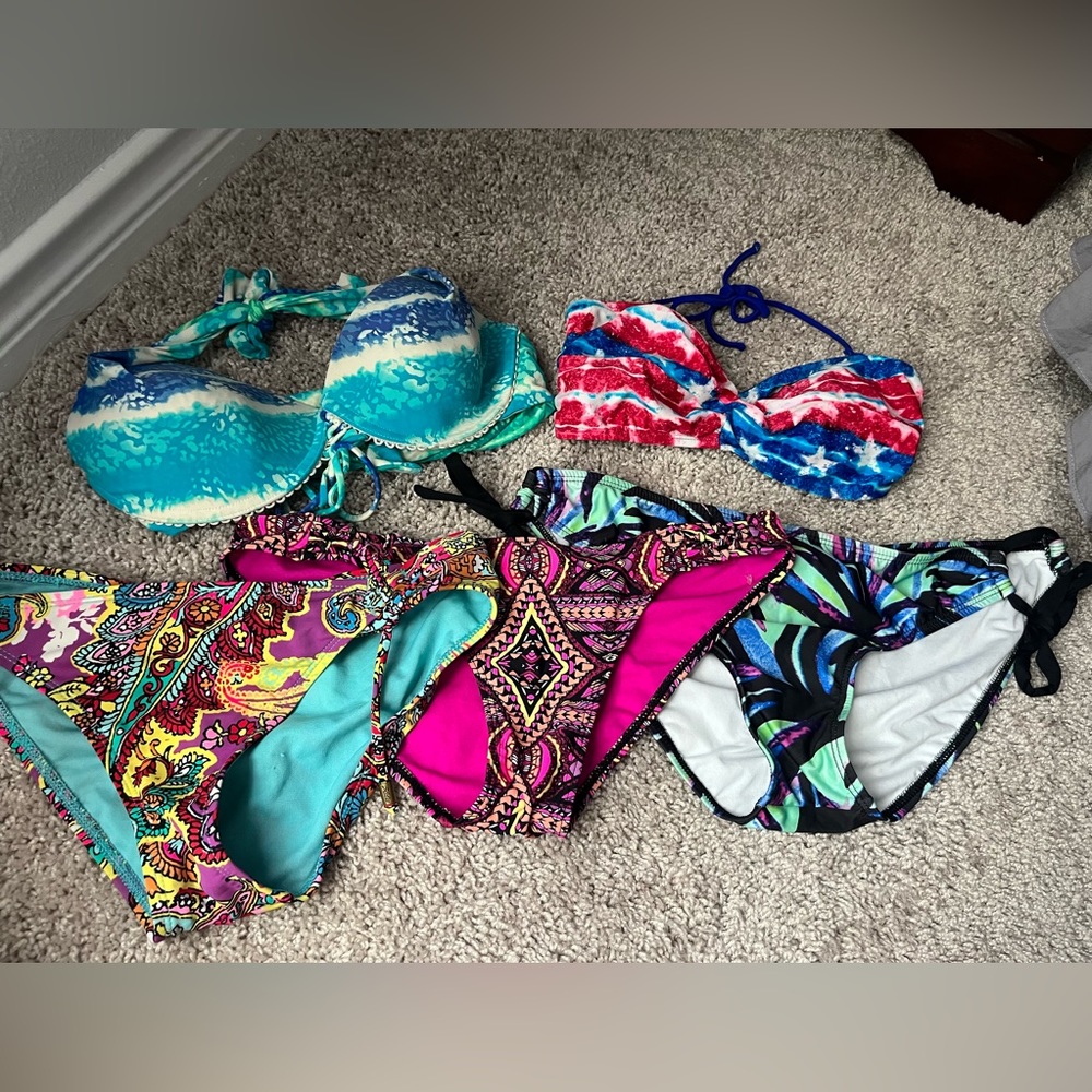 Lot of Two Piece Swimsuits